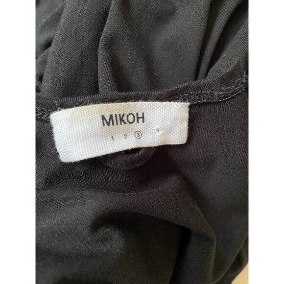 MIKOH Mavericks Maxi Dress Side Slit Scoop Neck Cover Up Black Racerback… - Picture 9 of 9